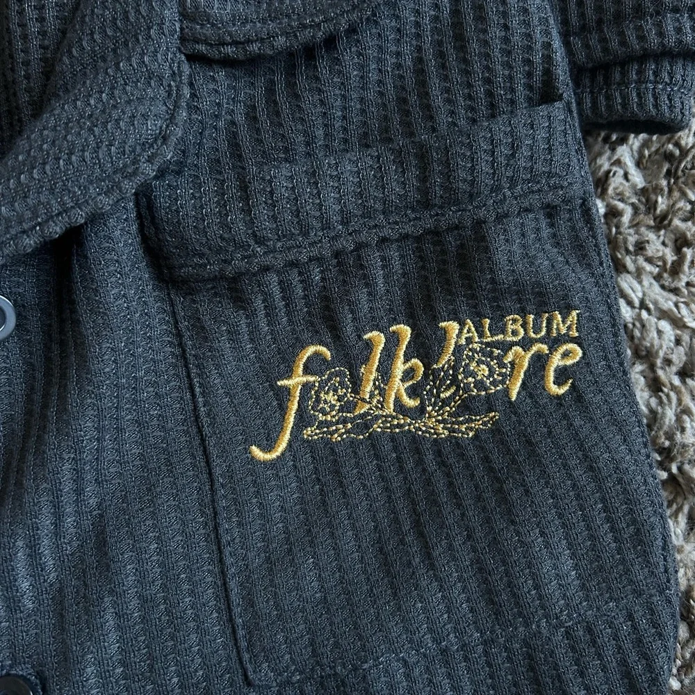 Taylor Swift Folklore Album Gray Pajama Set - Picture 2 of 11